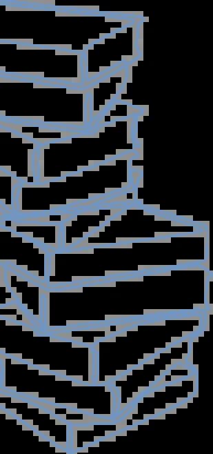 Neatly arranged stack of blue books, displaying a collection of literary works for homework assistance. Neatly arranged stack of blue books, displaying a collection of literary works for homework assistance.